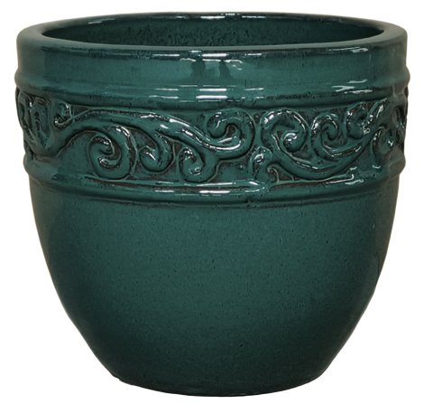 Pflanztopf Chester Ocean Green ⌀ 48x43 cm