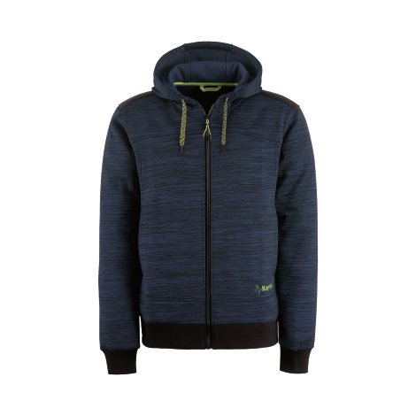 KAPRIOL Sweatjacke Slick mit Kapuze Blau M