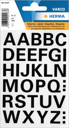 HERMA Buchstabenetikette 4163, A-Z