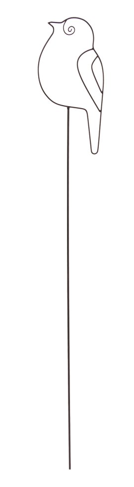 KENT LIVING Dekostecker kleiner Vogel 14,5x0,55x115 cm