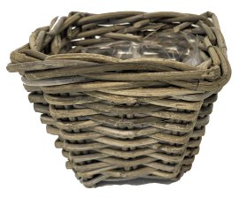 Topf Rattan 18x18 cm / H 14 cm