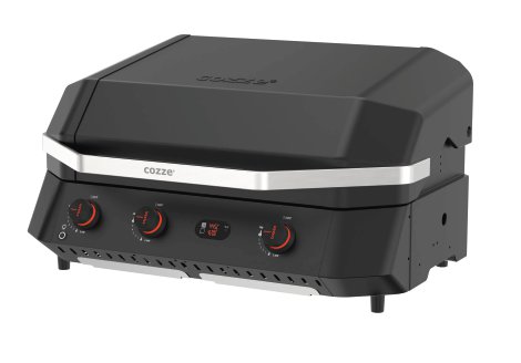 COZZE® Gas Plancha-Grill Combo G-800 inkl. Regler/3 Brenner, 9,5 kW/50 mbar 85,5x61x48,5 cm (BxTxH)