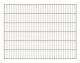 ALBERTS Einstabgitter Garden Anthrazit 2x1.5 m