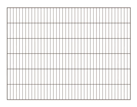 ALBERTS Einstabgitter Garden Anthrazit 2x1.5 m