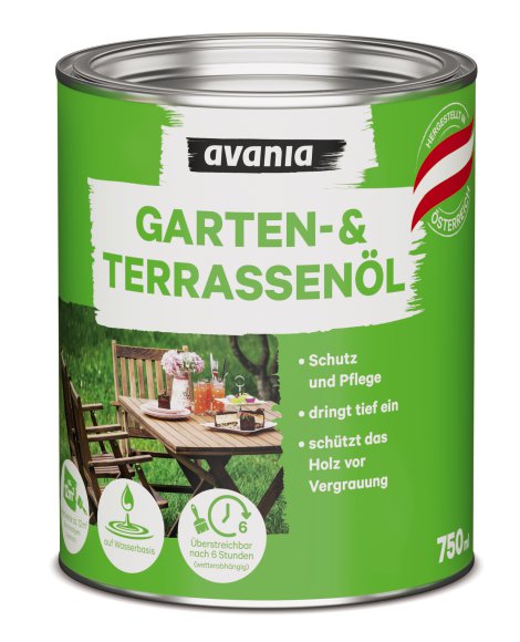 AVANIA Gartenterrassenöl Lärche 750 ml