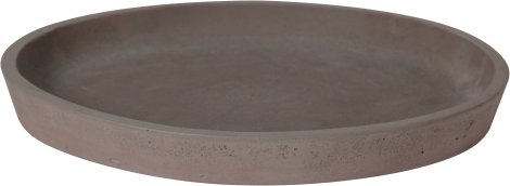 Untertasse rund Cement Braun ⌀ 30 cm
