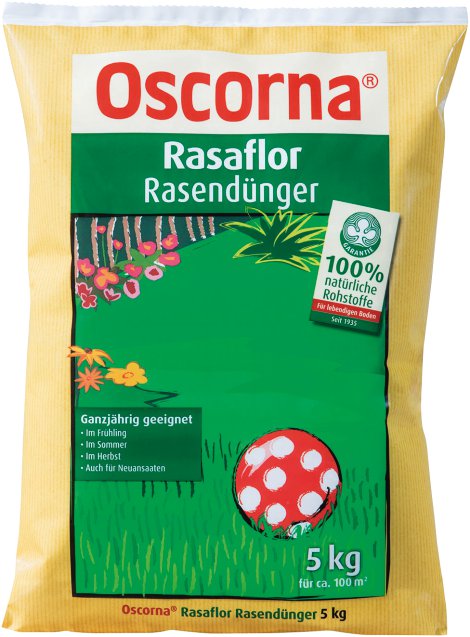 OSCORNA Rasaflor-Rasendünger 5 kg