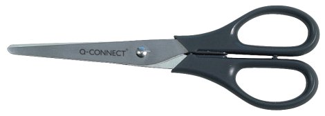 Q-CONNECT Schere Schwarz 18 cm