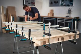 WOLFCRAFT Schraubzwinge Pro 400