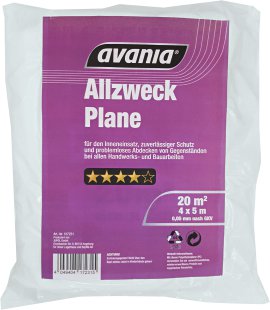AVANIA Allzweck-Abdeckplane 4x5 m
