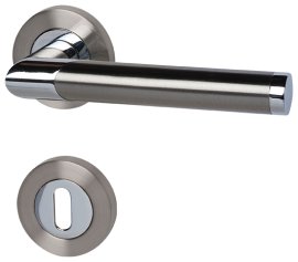 ALPERTEC Türbeschlag Lissabon-R Chrom Edelstahlfarbig satiniert BB