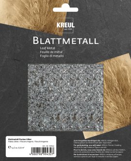 KREUL Blattmetall Flocken Silber 1 g
