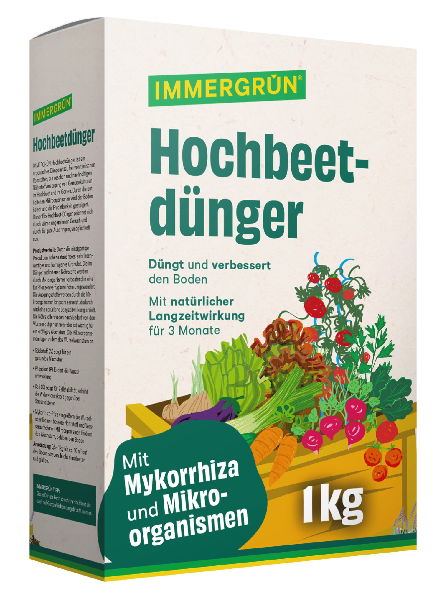 IMMERGRÜN Bio-Hochbeetdünger 1 kg