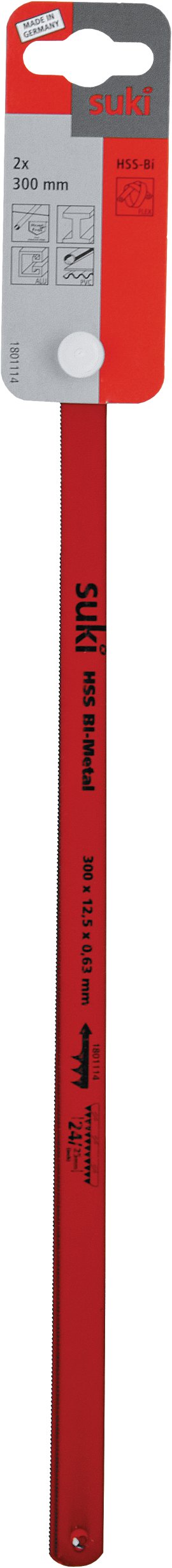SUKI Metallsägeblatt HSS Bi-Metall 300 mm 2 Stk.