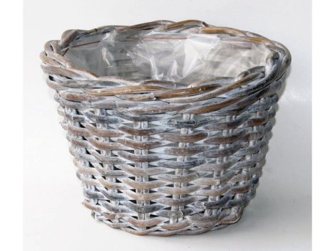Pflanztopf Rattan Weiß ø 20 cm