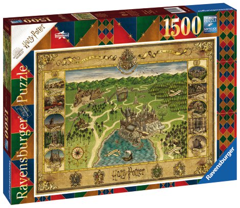 RAVENSBURGER Puzzle Hogwarts Karte