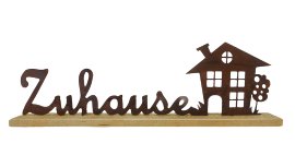 Schriftzug Zuhause 20 cm