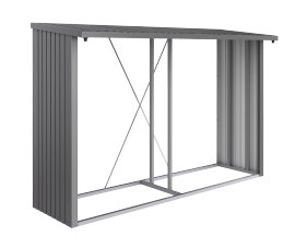 BIOHORT Lagerschrank WoodStock® Quarzgrau-Metallic