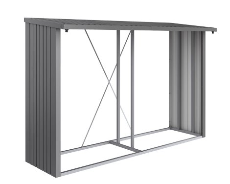 BIOHORT Lagerschrank WoodStock® Quarzgrau-Metallic