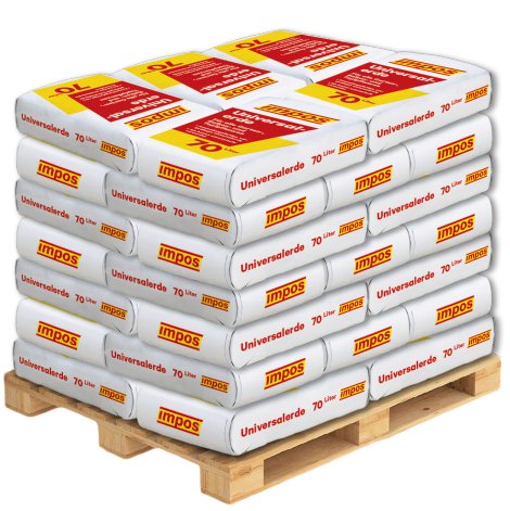 IMPOS Universalerde Palette 70 l/33 Stk. inkl. Lieferung