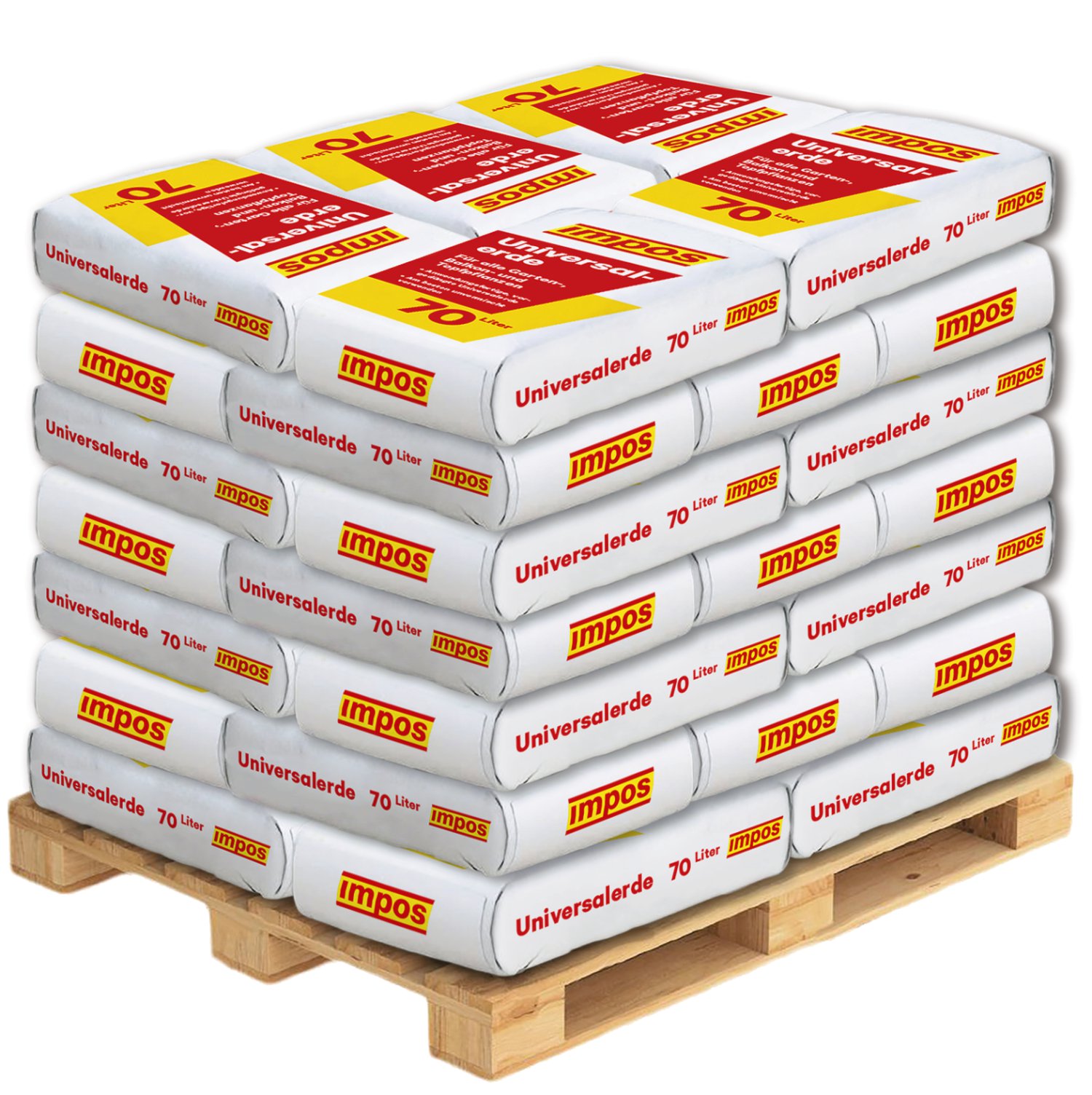 IMPOS Universalerde Palette 70 l/33 Stk. inkl. Lieferung