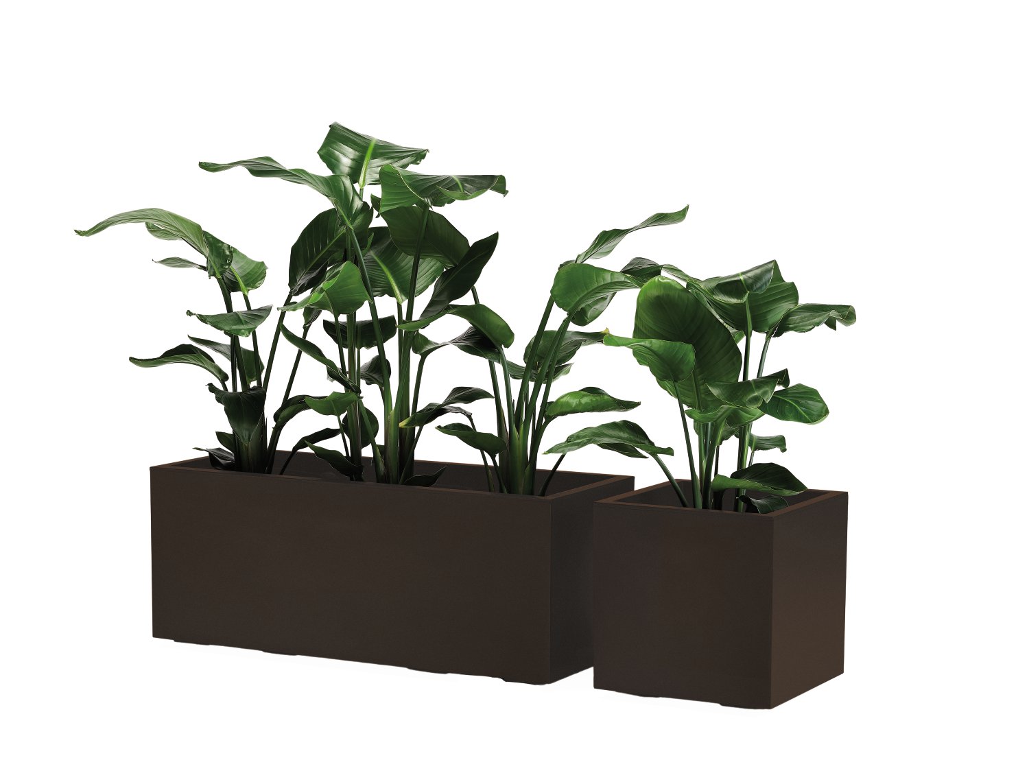 EURO3PLAST Pflanzenkasten Kebe Rostfarbe