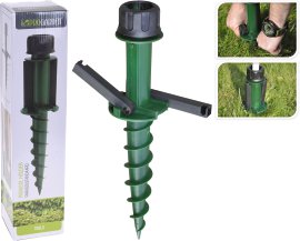 Kunststoff Schirmständer Grün für Ø 22-33 mm