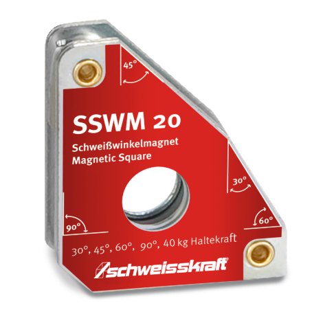 SCHWEISSKRAFT Permanent-Schweißwinkelmagnet SSWM 20