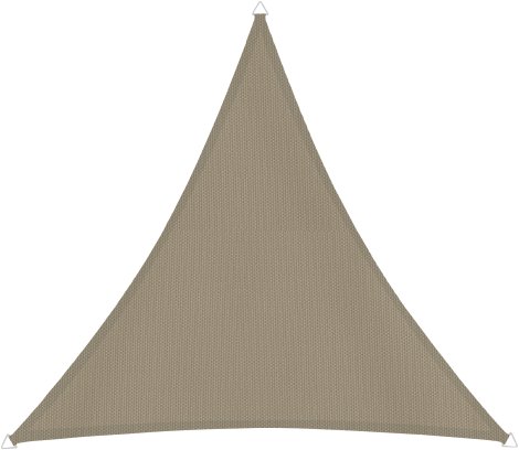 WINDHAGER Sonnensegel CANNES dreieck 4x4x4 m, taupe