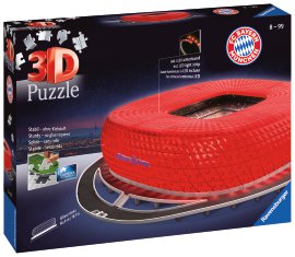 RAVENSBURGER Puzzle 3D Allianz Arena bei Nacht 216-tlg.