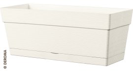 DEROMA Pflanzkasten Save R Weiß