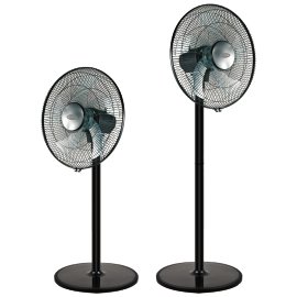 BE COOL Stand/Tischventilator Schwarz 40 cm