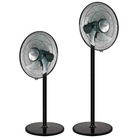 BE COOL Stand- & Tischventilator Schwarz 40 cm
