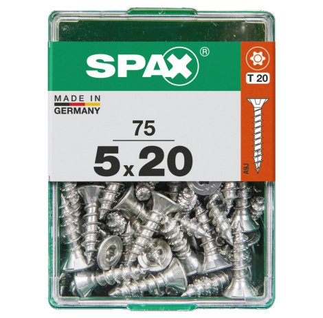 SPAX Schraube Senkkopf TRX 5,0x20 mm M 75 Stk.