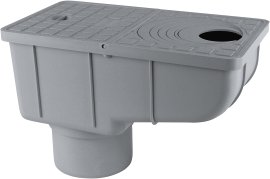 Regensinkkasten RSK 1500 Grau DN50-125 mm