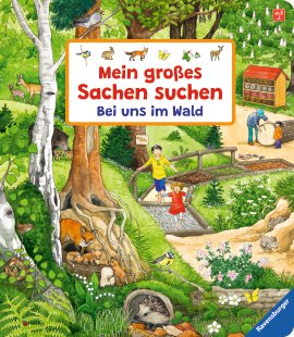 RAVENSBURGER Buch Mein großes Sachen suchen Bei uns im Wald