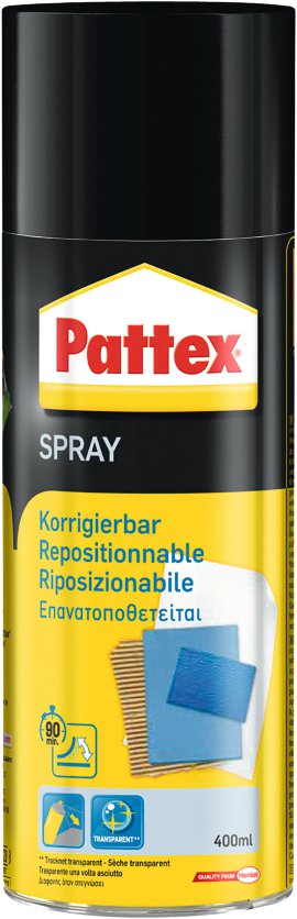 Pattex Sprühkleber Power Spray korrigierbar