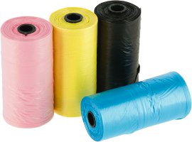 Hundekotbeutel, bunt