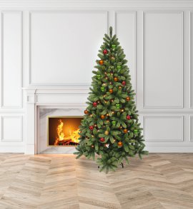 Künstlicher Weihnachtsbaum Edeltanne 105x155 cm