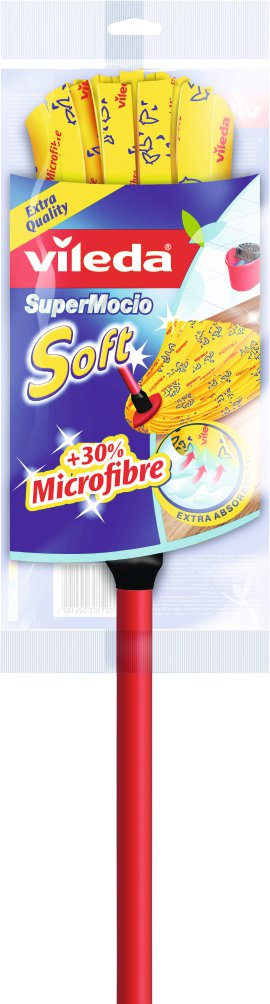 VILEDA Wischmop Super Mocio Soft mit Stiel