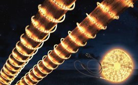 GLOBO LED-Kunststoff Lichtschlauch 216 LED's 0,06W 2600K 0,01x9 m (⌀xL)