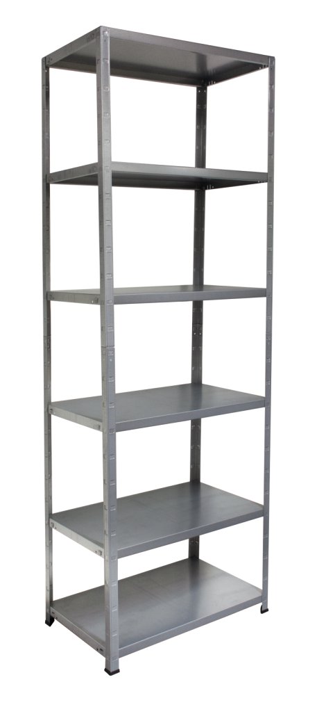 SCHULTE REGALWELT Steckgrundregal 6 Böden verzinkt 230x60x50 cm