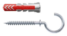 FISCHER Universaldübel DuoPower mit Rundhaken 10x50 mm