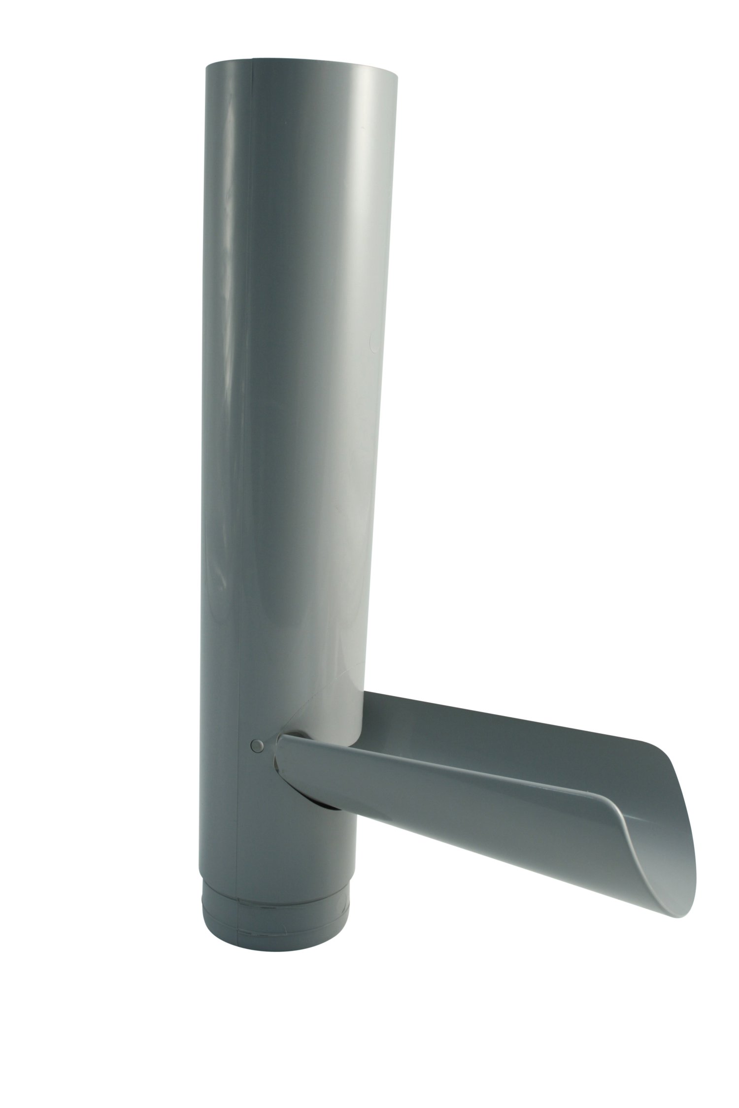 Fallrohr Wasserablauf aus Kunststoff Grau NW 105 mm