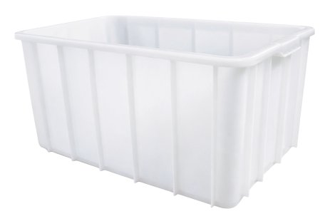 Kasten stapelbar Weiß 130 l