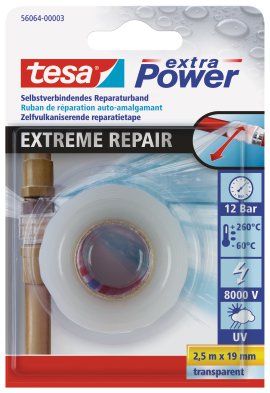 TESA Reparaturband Extreme Repair Transparent 2,5 m x 19 mm