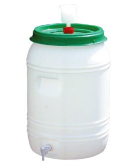 Fass AWF mit Gärglocke & Hahn Weiß