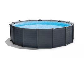 INTEX Frame Pool-Set Graphit Ø 478x124 cm