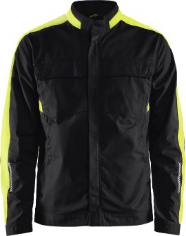 BLÅKLÄDER Industrie Jacke Stretch schwarz/gelb 4 XL