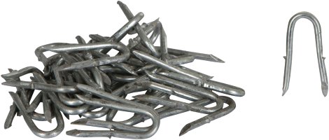 Krampennagel verzinkt, 50 Stk.
